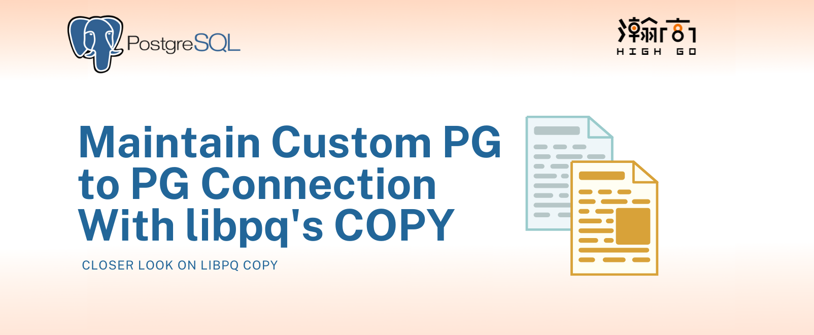 Maintain a custom PG to PG Connection With libpq's COPY protocol